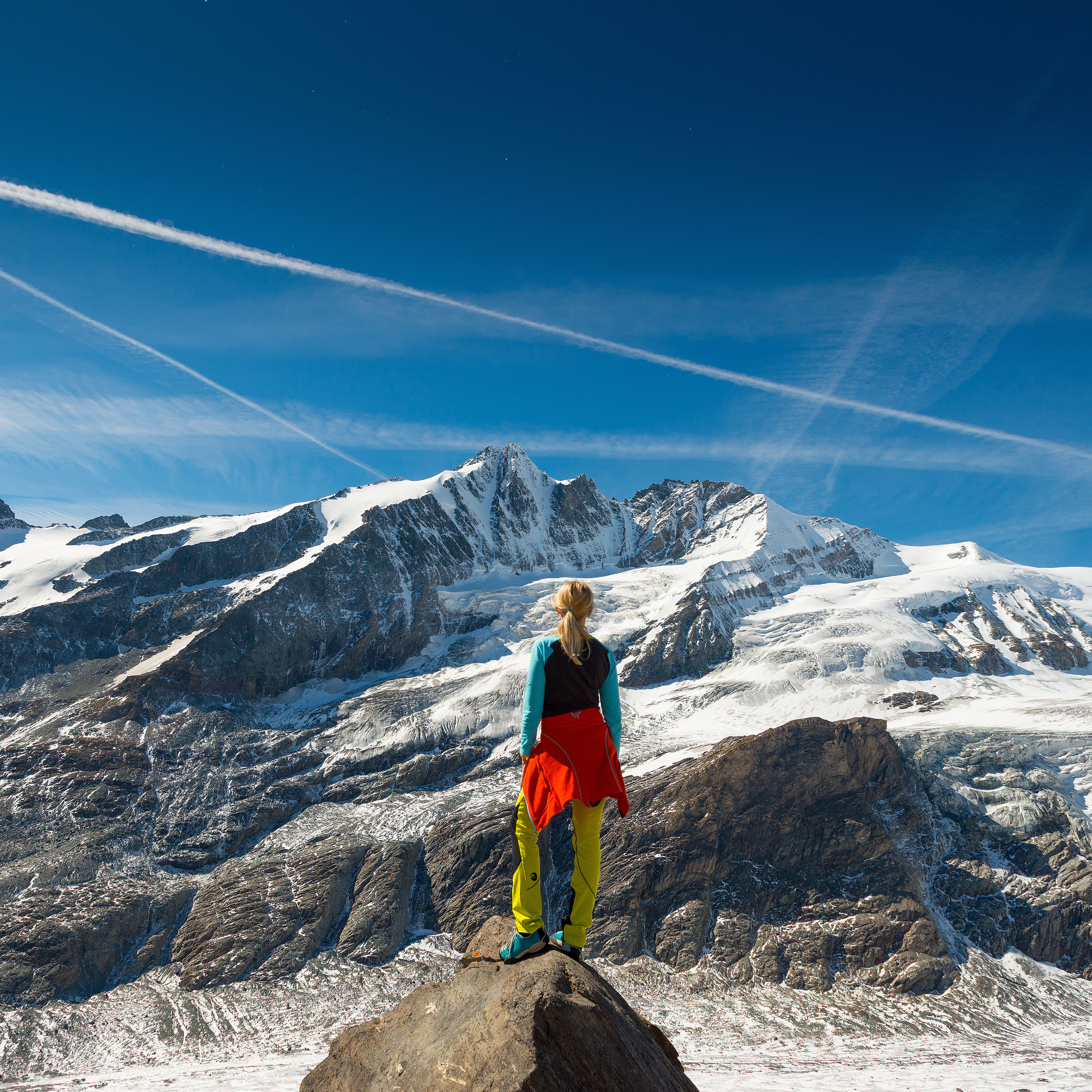 Profiter de la vue sur les montagnes