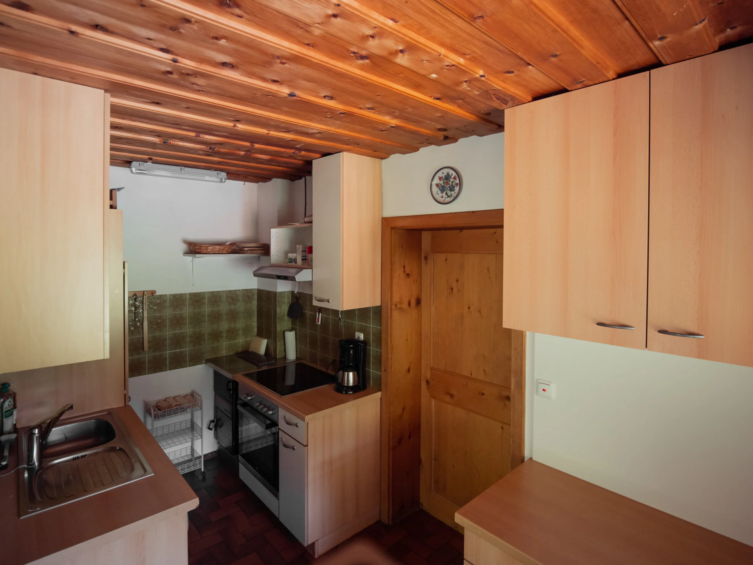 Küche im Obergeschoss des Ferienhaus Anderles-Alm