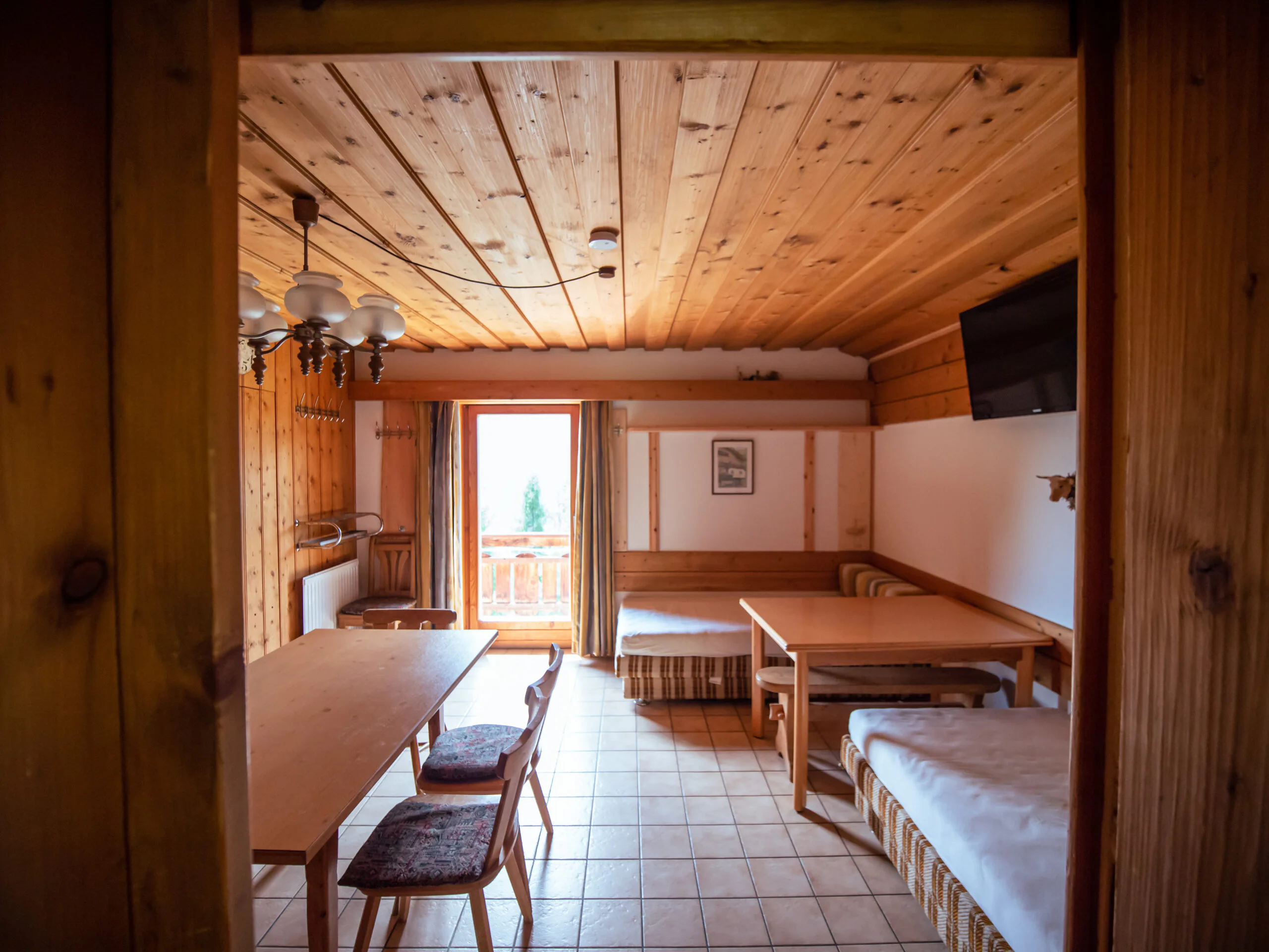 Wohnschlafzimmer im Obergeschoss des Ferienhaus Anderles-Alm