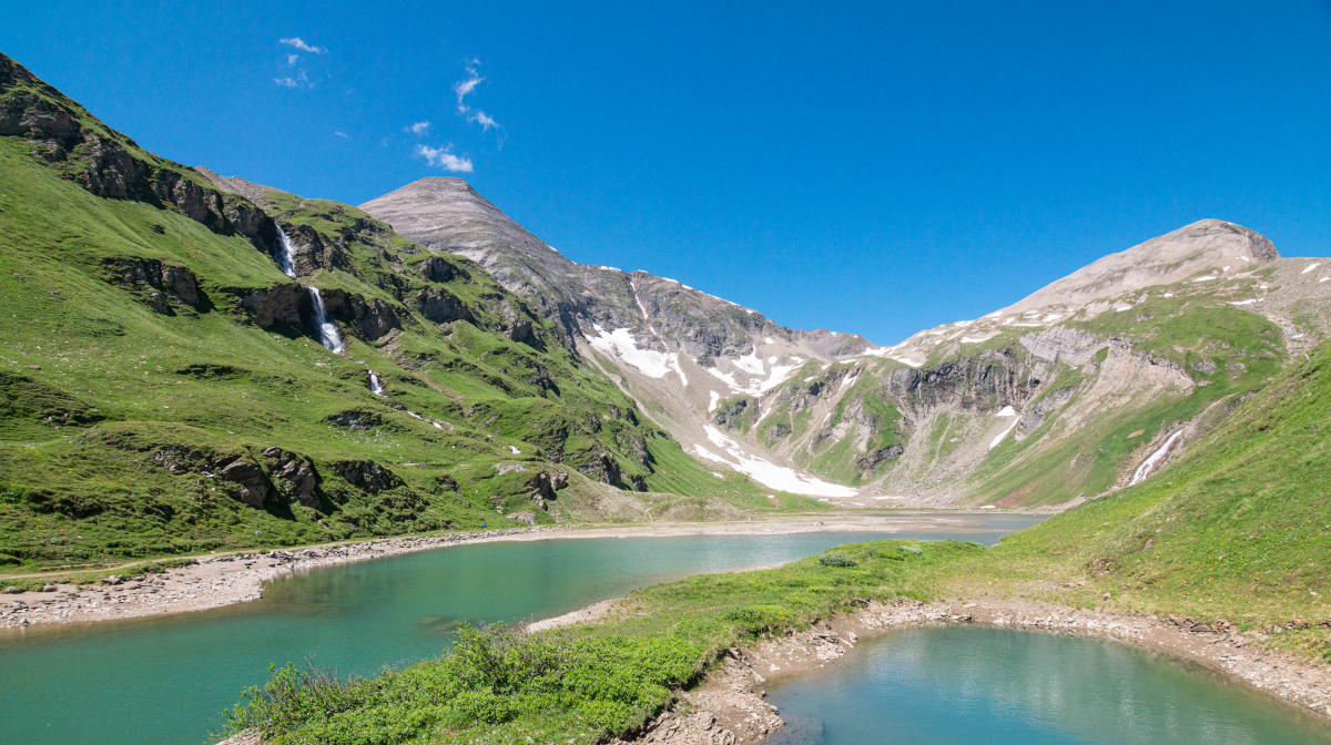 Nassfeldstausee an der Großglockner Hochalpenstraße
